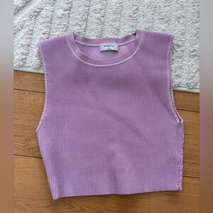 Pink Sculpt Knit Tank